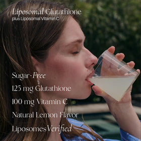 Vue de l'emballage de la poudre de glutathion liposomal Haroutine