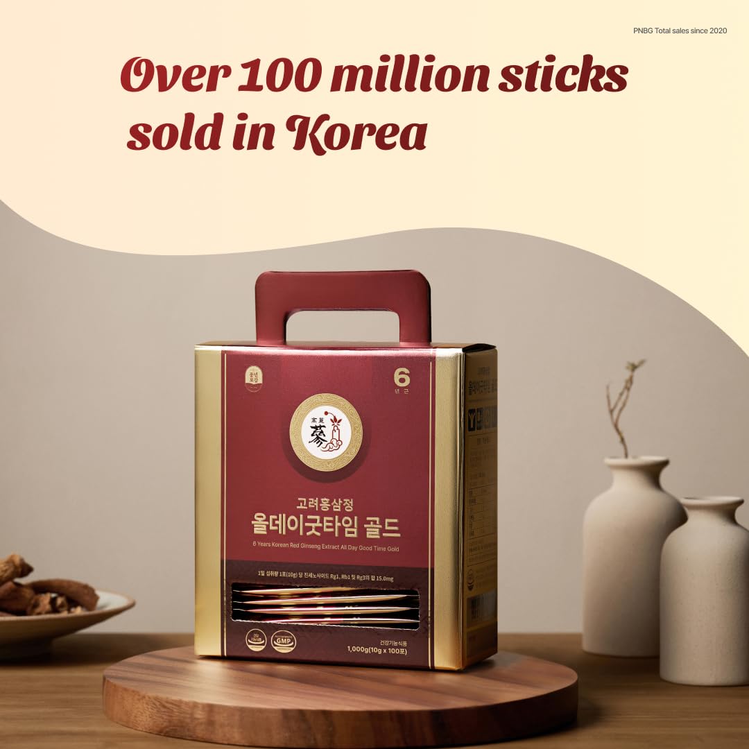Vue de l'emballage de PNBG Ginseng Rouge Coréen
