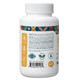 Vue de l'emballage des capsules de Lion's Mane de Pattern Wellness