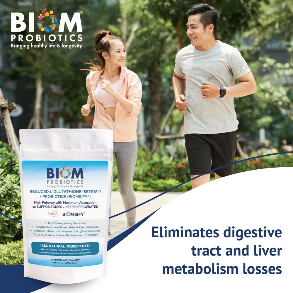 Vue de l'emballage des suppositoires de L-Glutathione réduit 500mg