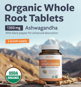 Vue de l'emballage du complément Ashwagandha Healths Harmony