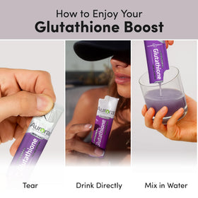 Vue de l'emballage du Mega-Pack de Glutathione Liposomal