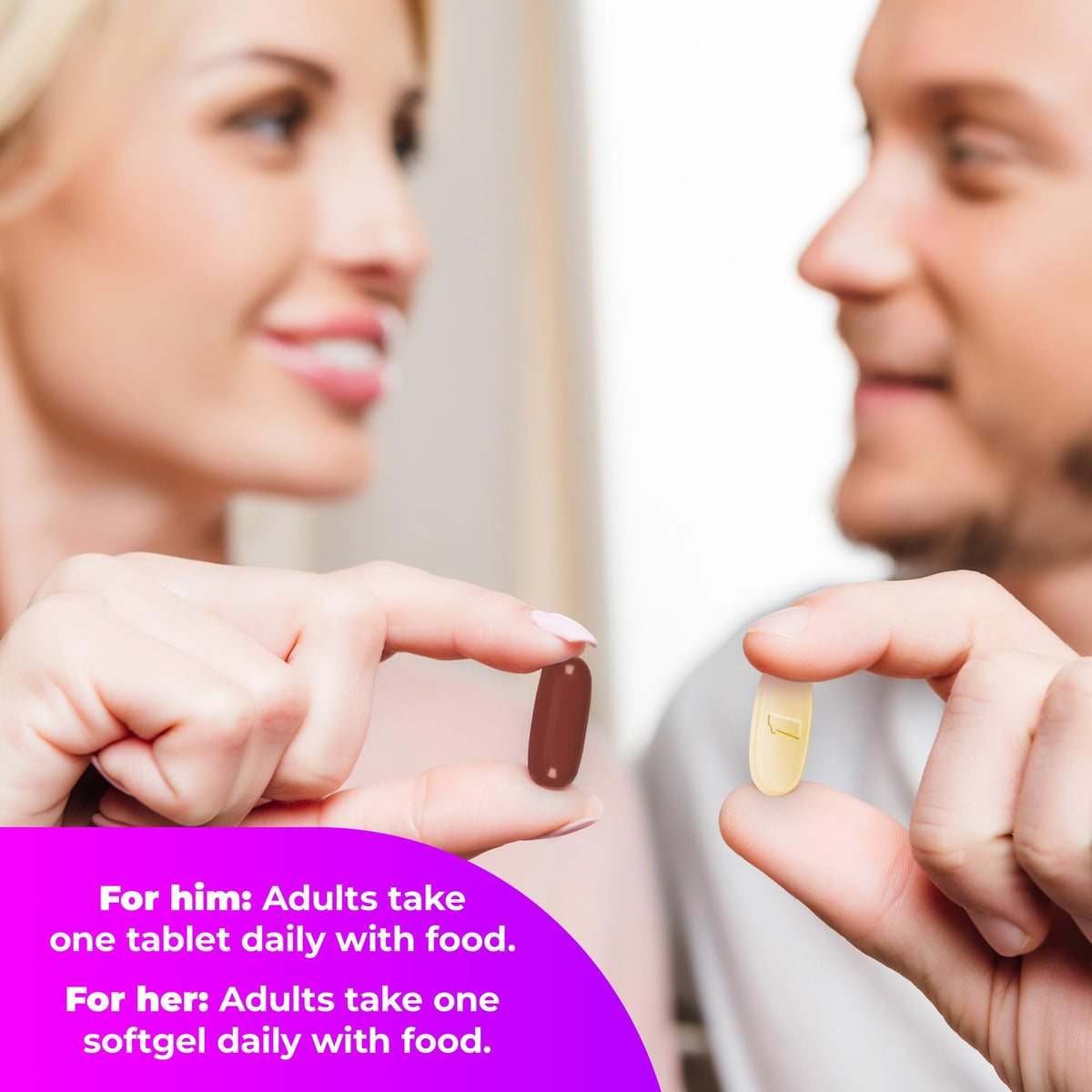 Vue de l'emballage du pack de multivitamines ONE A DAY