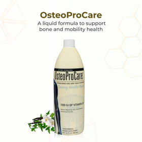 Vue de l'étiquette de la bouteille OstéoProCare Life Force