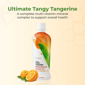 Vue de l'étiquette de Youngevity Ultimate Tangy Tangerine 32 Oz