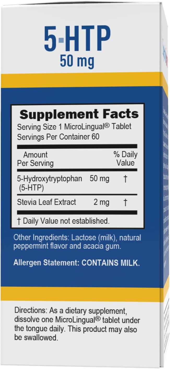 Vue de la boîte de 5-HTP 50 mg de quality Source