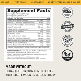 Vue de la boîte de Meche Body Sync™ avec informations nutritionnelles
