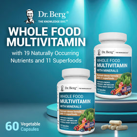 Vue de la boîte de multivitamines Dr. Berg ouverte