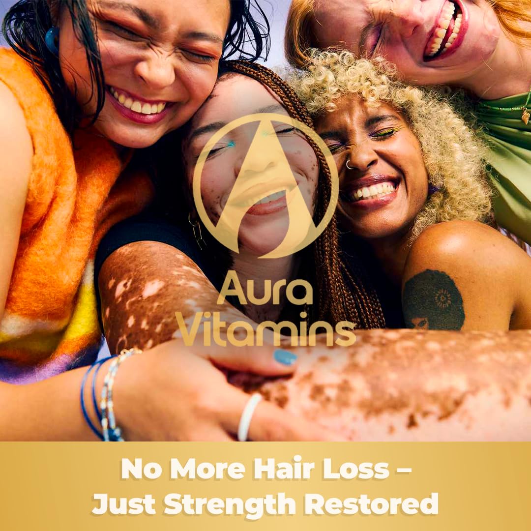 Vue de la boîte des capsules Vitiligo AURA VITAMINS sur fond blanc
