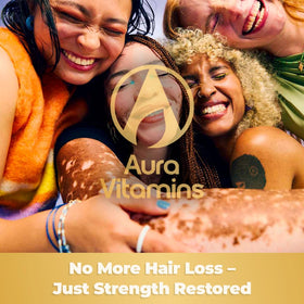 Vue de la boîte des capsules Vitiligo AURA VITAMINS sur fond blanc