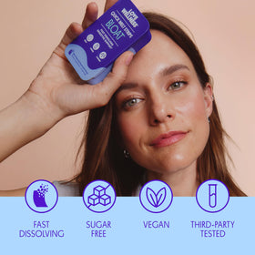 Vue de la boîte des Strips de Soulagement Rapide Love Wellness