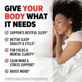 Vue de la boîte du complément alimentaire sommeil 10X Health System