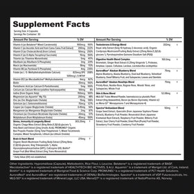 Vue de la bouteille de multivitamines entières pour hommes, Primitive Scientific