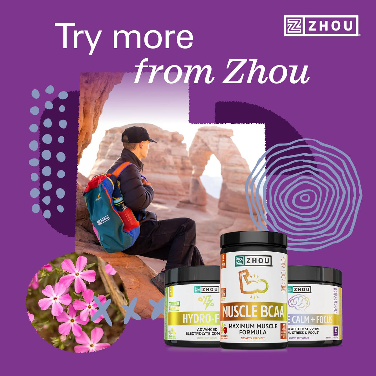 Vue de la poudre ZHOU dans une cuillère