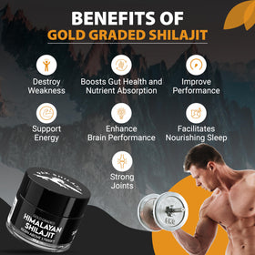 Vue de la résine de shilajit PakShilajit sur une cuillère