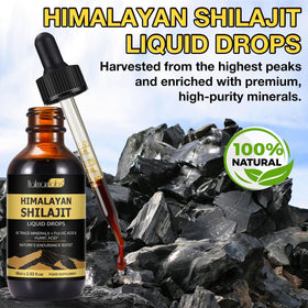 Vue de la résine de Shilajit sur une surface en bois