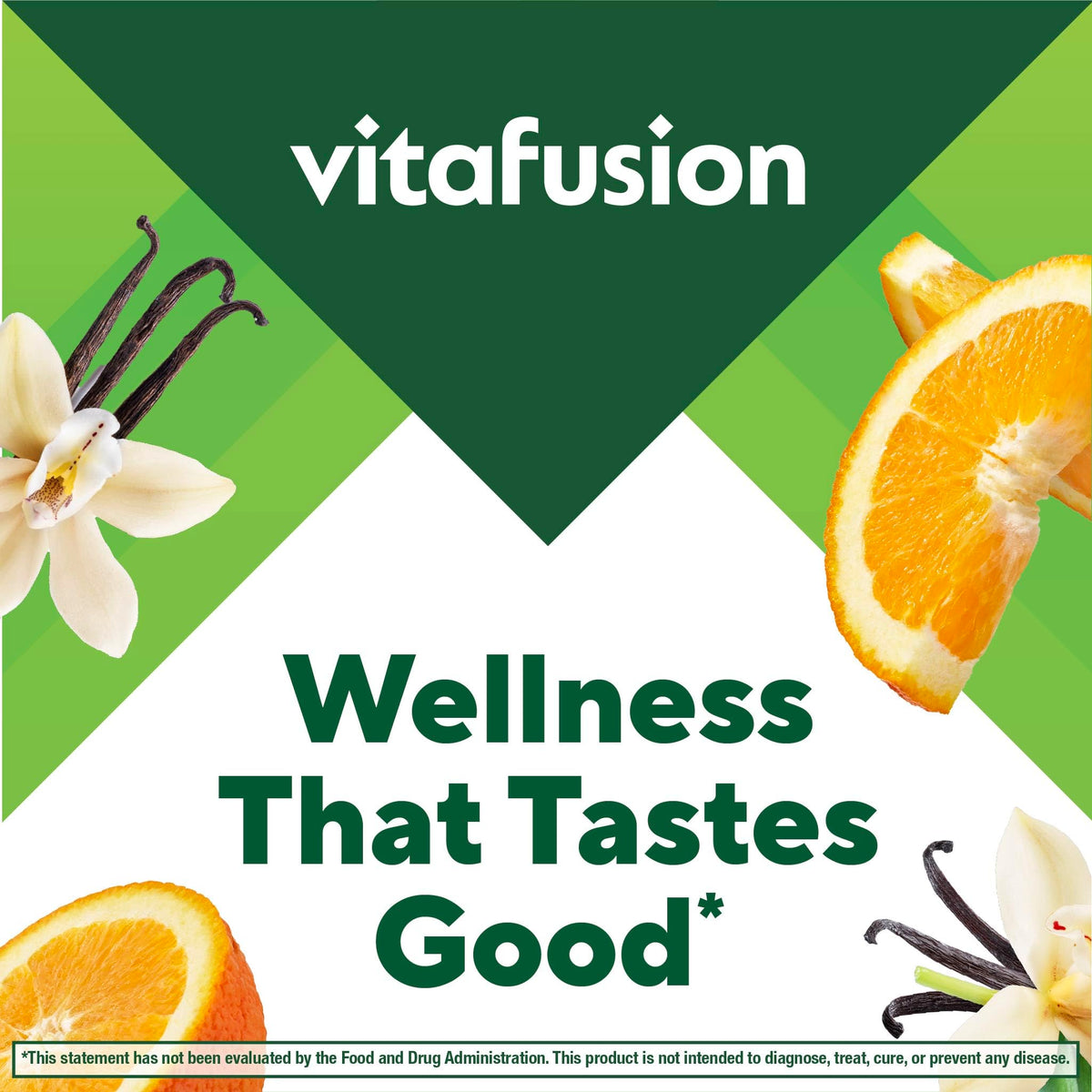 Vue de la taille des gummies Vitafusion au citrate de magnésium