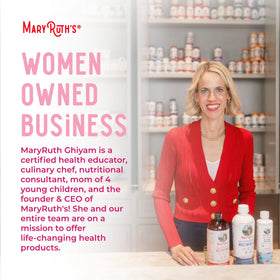 Vue de près de la multivitamine liposomale MARYRUTH'S