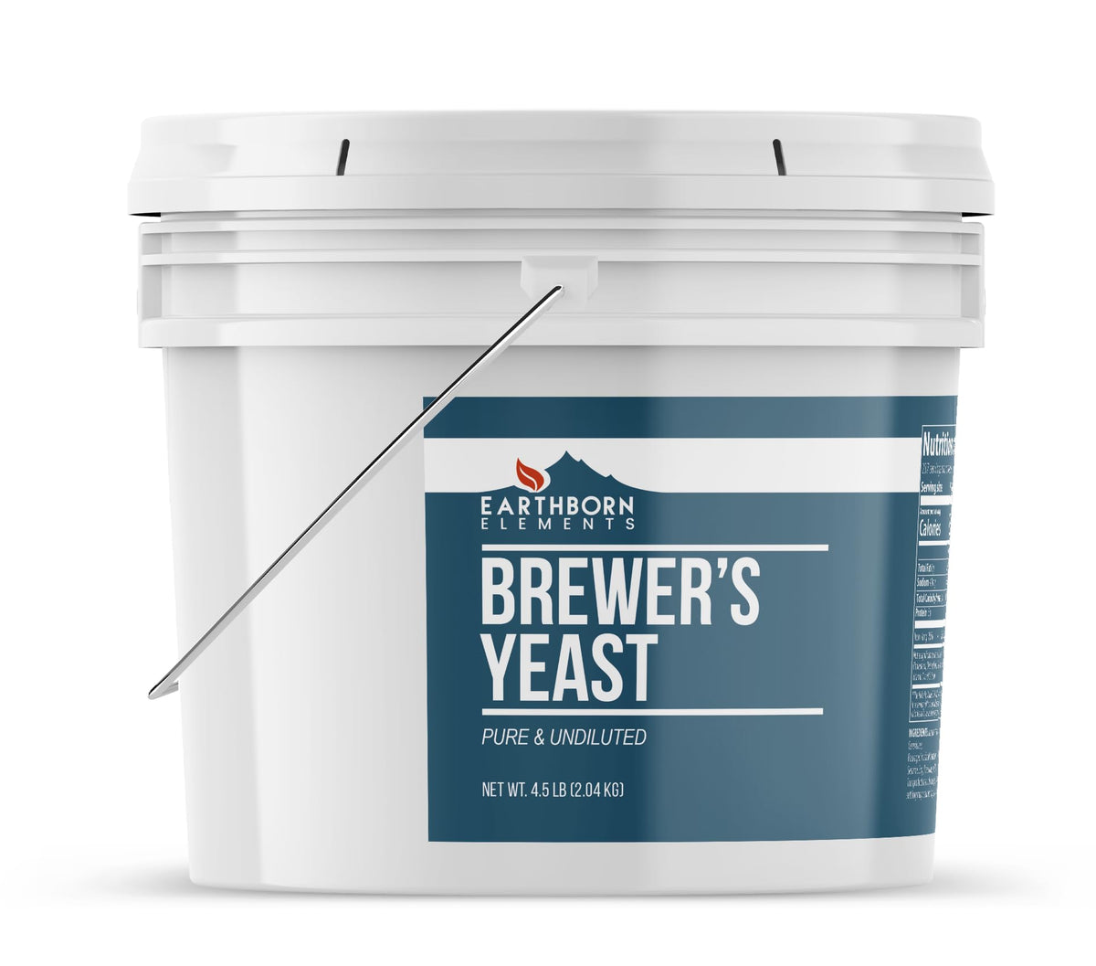 Vue de près de la poudre de levure de bière Earthborn Elements