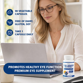 Vue de près des capsules de Neurobella pour les yeux