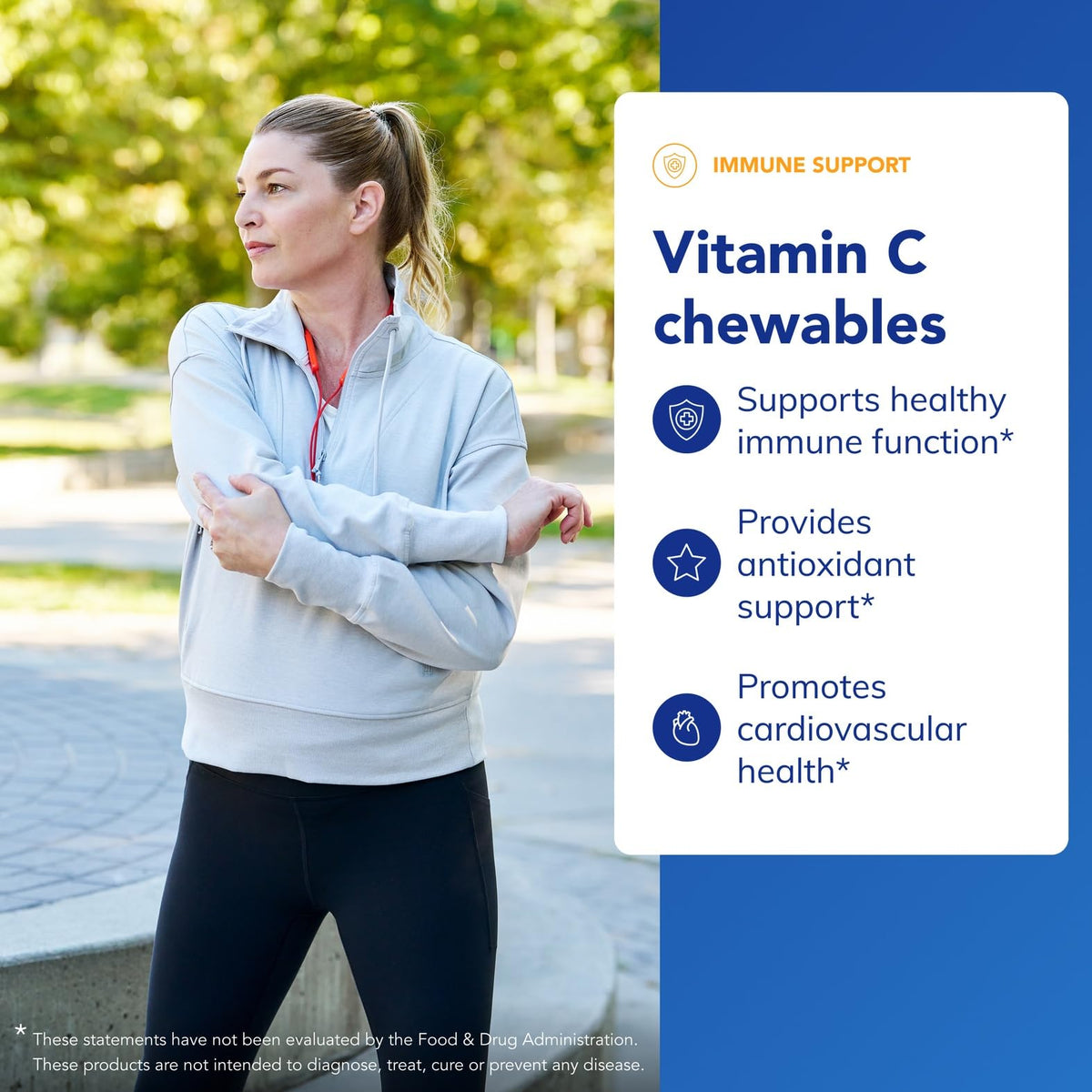 Vue de près des comprimés de vitamine C Pure Encapsulations