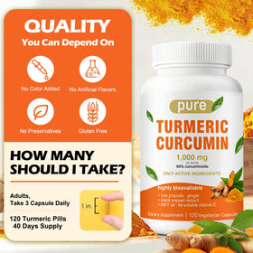 Vue de près du complément Tnaasmais Curcuma avec poivre noir