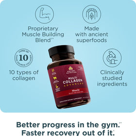 Vue des capsules de collagène multi avancé d'Ancient Nutrition