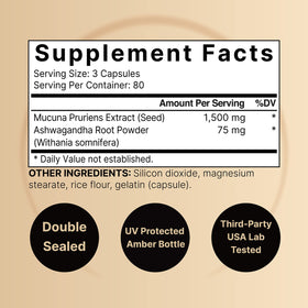 Vue des capsules Mucuna Pruriens NatureBell