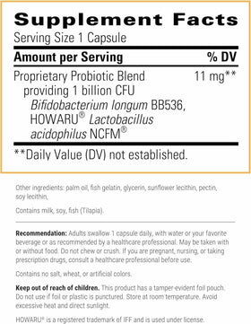 Vue des capsules Probiotic Pearls d'Integrative Therapeutics