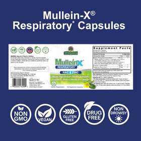 Vue des capsules végétales MulleinX® de Nature's Answer