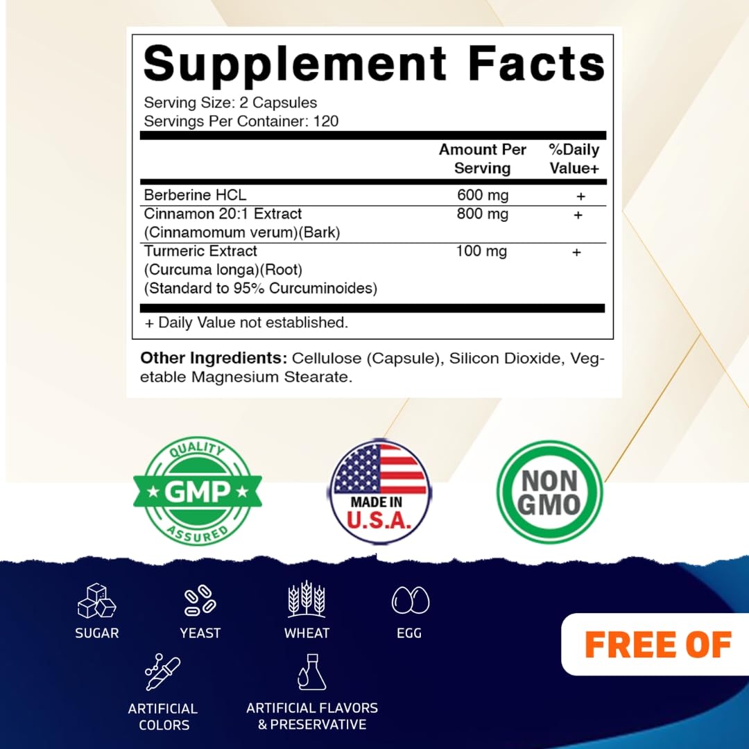 Vue des capsules végétariennes de Vitamatic Berberine