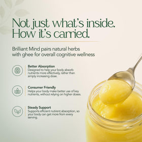 Vue des ingrédients naturels de Kerala Ayurveda Brahmi Pearls
