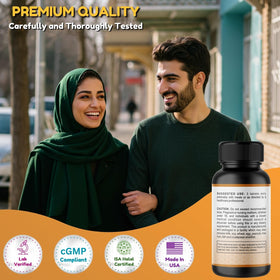 Vue du complément SHIFAA NUTRITION Calcium et Magnésium ouvert