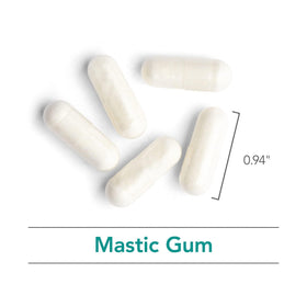 Vue du côté du flacon Mastic Gum Chios