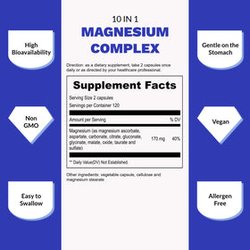 Vue du dessus du flacon UpNourish avec capsules