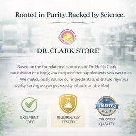 Vue du dosage des capsules de Betaïne HCL Dr Clark Store