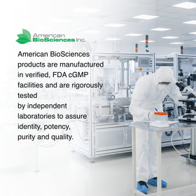 Vue du flacon American BioSciences ImmPower Plus sur fond blanc