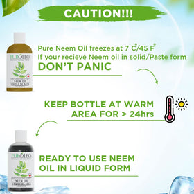 Vue du flacon d'huile de Neem PURÓLEO avec un éclairage naturel
