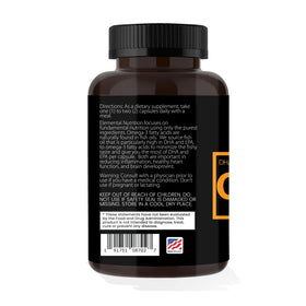 Vue du flacon d'Omega-3 Elemental Nutrition avec étiquette