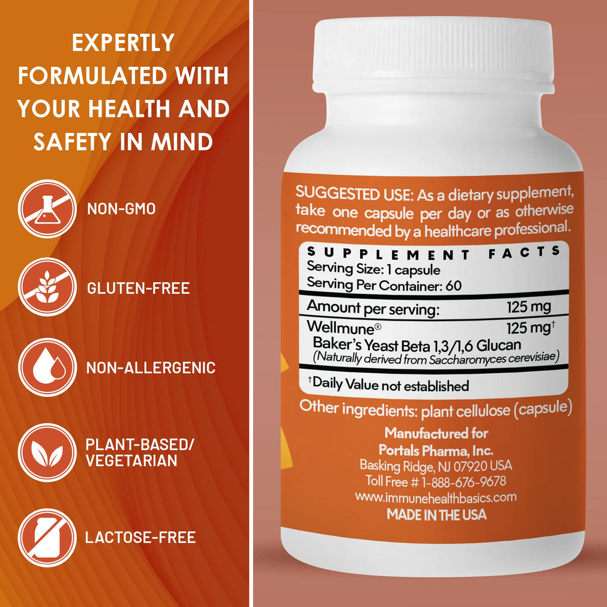 Vue du flacon daily wellness Health Basics avec capsules