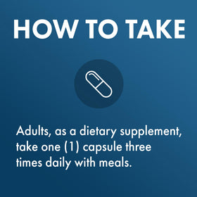 Vue du flacon de Dr. Mercola Betaine HCL et Pepsine de côté
