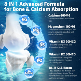 Vue du flacon de gummies calcium EnvyCure avec couvercle ouvert