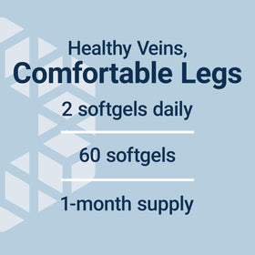 Vue du flacon de Life Extension Youthful Legs avec gélules