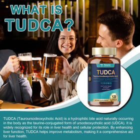 Vue du flacon de Totaria TUDCA 1200mg ouvert