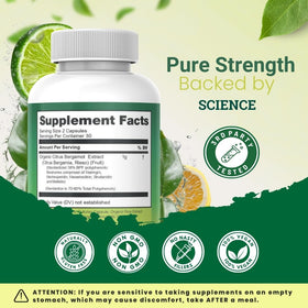 Vue du produit Citrus Bergamot Bio, emballage et capsules