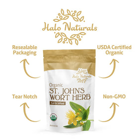Vue du produit Halo Naturals Herbe de Millepertuis 132g