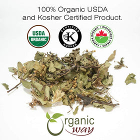 Vue du produit Organic Way Feuilles et Fleurs d'Aubépine sur une table