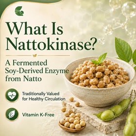 Vue latérale de Clenoriko Nattokinase 8000 FU