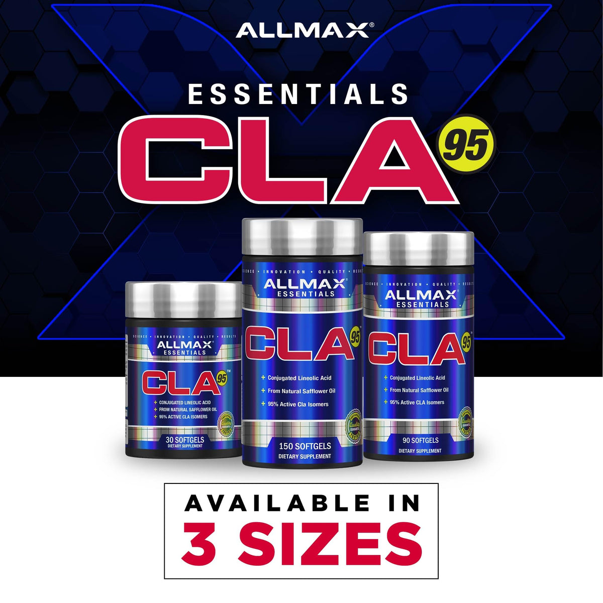 Vue latérale de l'emballage ALLMAX CLA