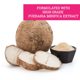 Vue latérale de la boîte de Pueraria Mirifica Incas